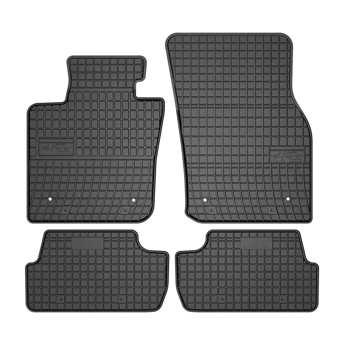 Mini Cooper Floor Mats - Omac - El Toro Rubber - Black - 2014
